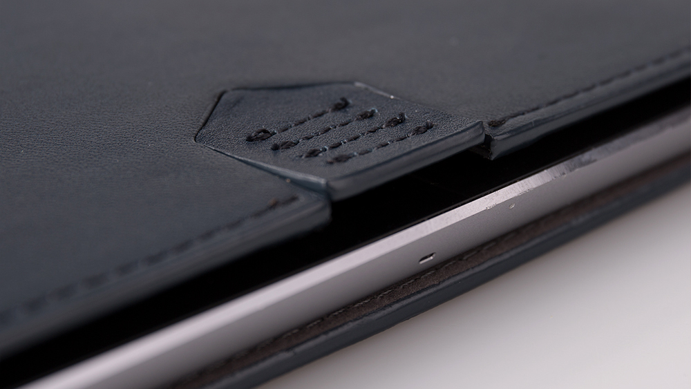 LEATHER iPAD SLIP CASE - NAVY 5