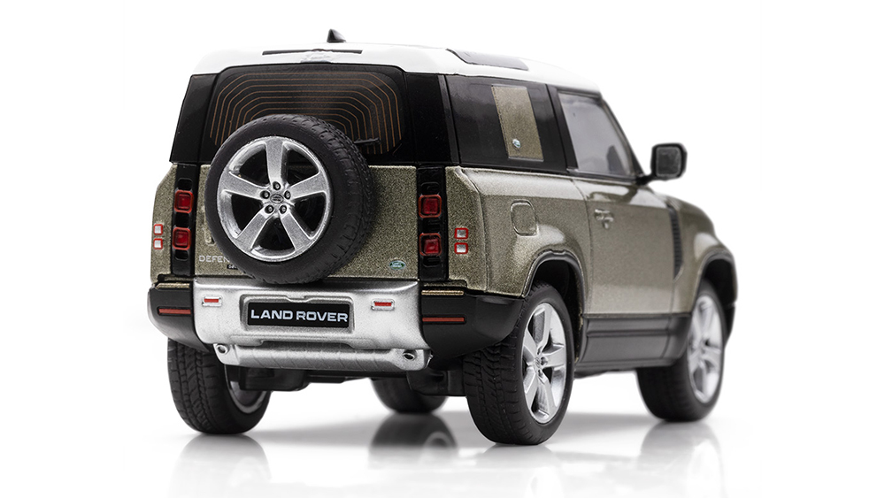 Buy Land Rover Defender 90 Scale Model 1:43 Scale - Green Accessories Online