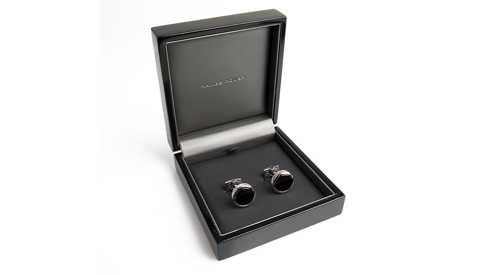 Shop Land Rover Range Rover Cufflinks - Black in UAE