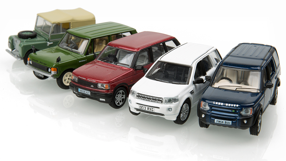Land Rover Classic 5 Piece Set 1:76 Scale Model | Land Rover