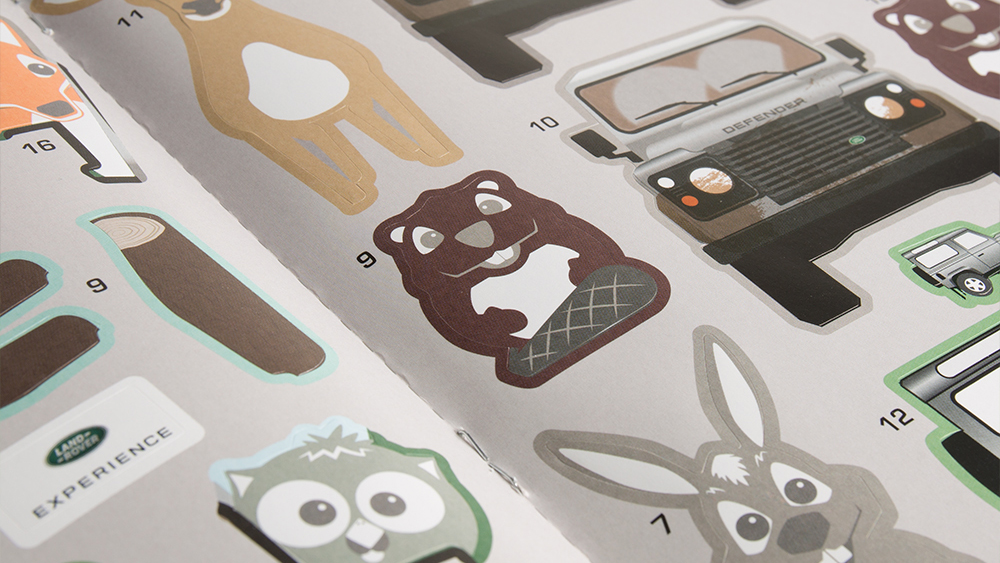 Land Rover Sticker Book - Hover Image