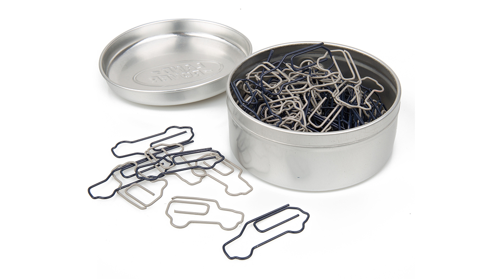 Get Land Rover Paperclips Set with Tin At AED 56.00
