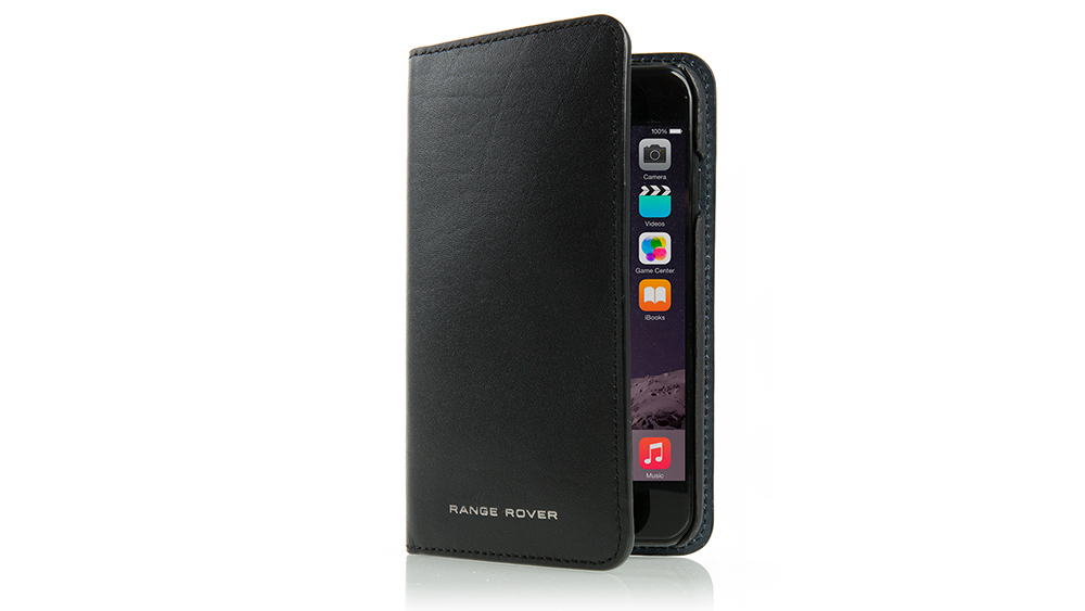 Land Rover RANGE ROVER LEATHER iPHONE 7 WALLET CASE - BLACK
