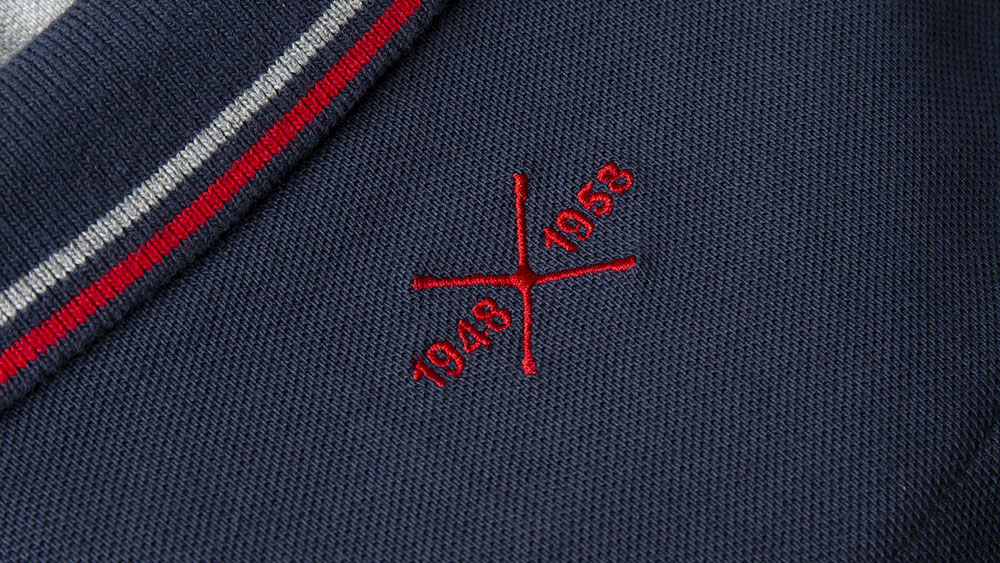 Shop Land Rover Men's Heritage Polo Shirt - Grey Marl in UAE