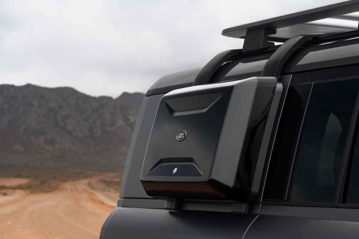 Land Rover Gloss Black Exterior Side-mounted Gear Carrier