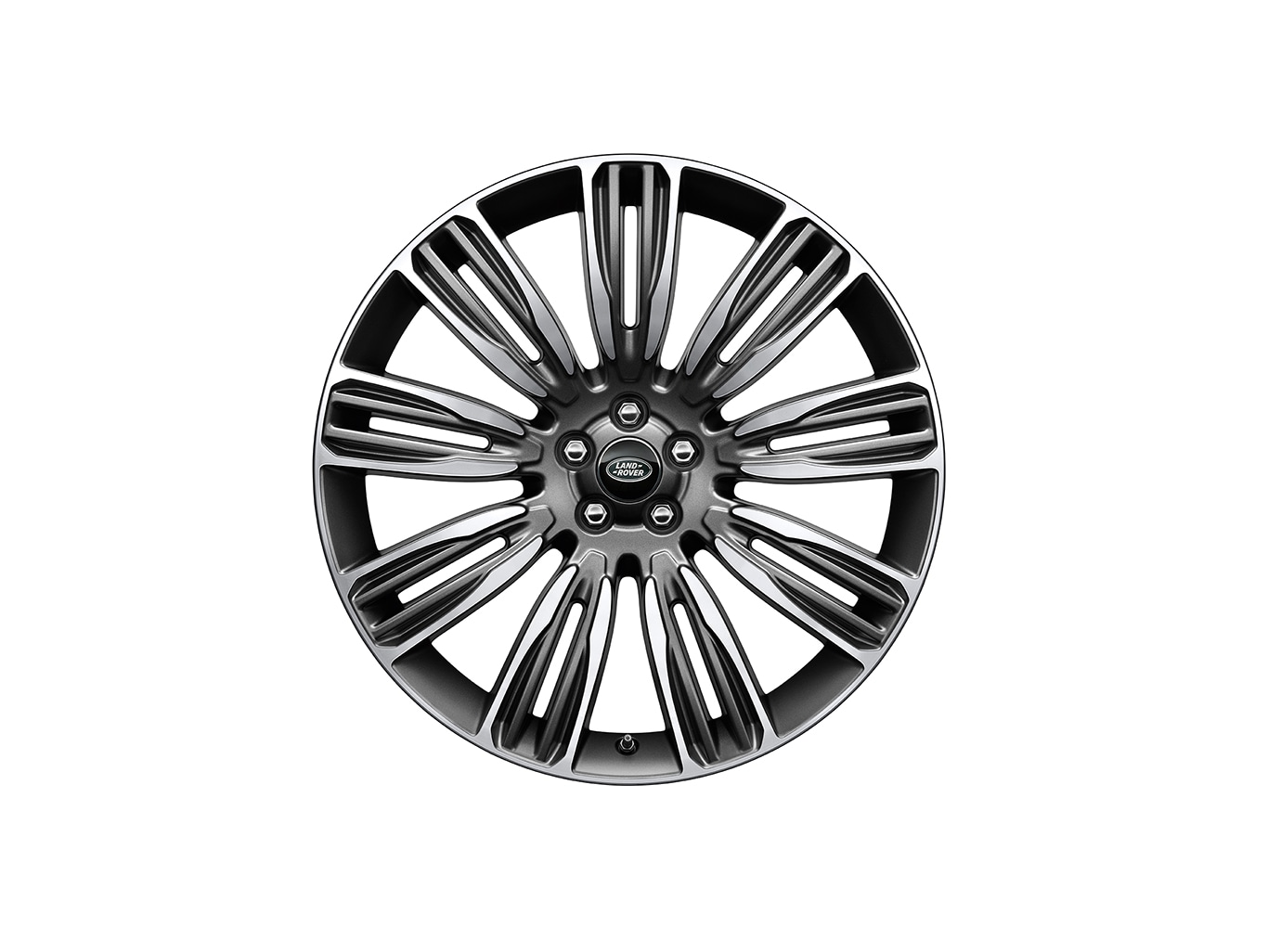 Land Rover 22" Style 9007, Diamond Turned with Satin Light Silver contrast