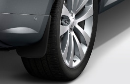 Land Rover Black Rear Mudflaps